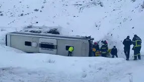 Erzincan'da Otobüs Kazası: 27 Yaralı