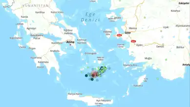 Ege'de 570 Deprem! Santorini Yakını Tehlikede mi?